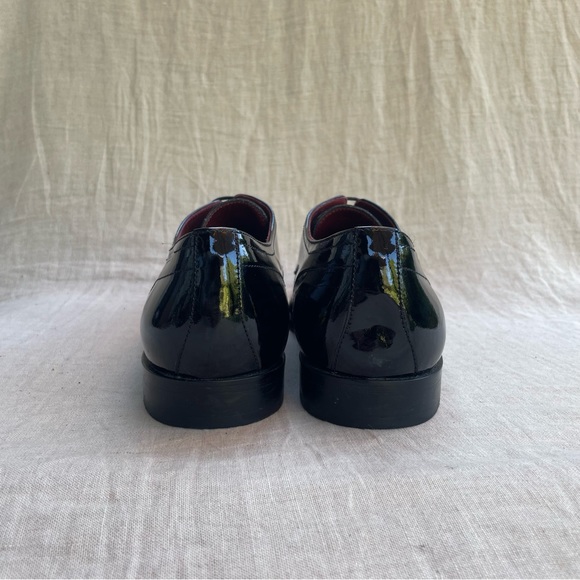 HUGO BOSS RECCO LUX PATENT LEATHER OXFORDS - Picture 4 of 7